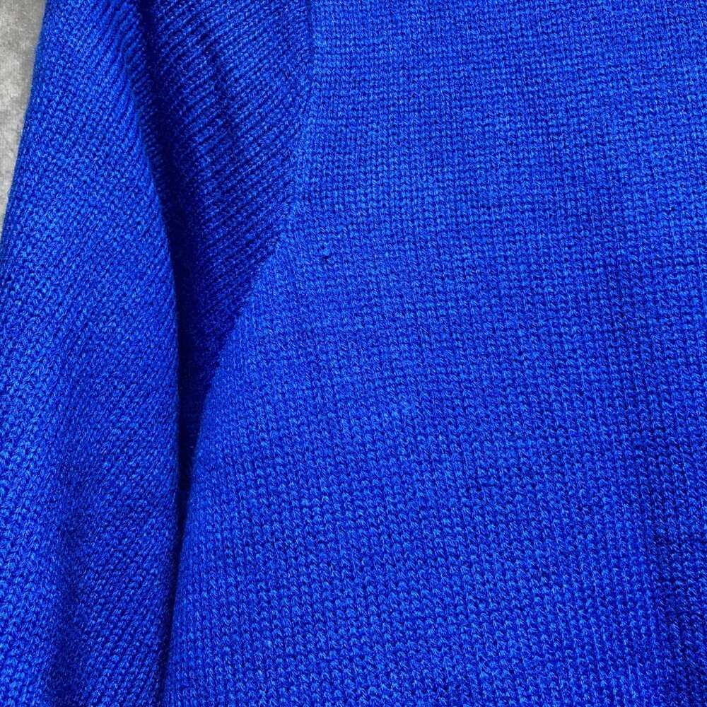 Jolly Sweaters XXL Funny Ugly Christmas Sweater Blue Snowman Beer Knit - Picture 10 of 11